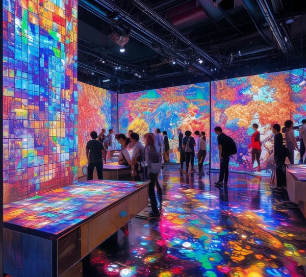一场数字艺术的盛会，深圳数字填色油画展